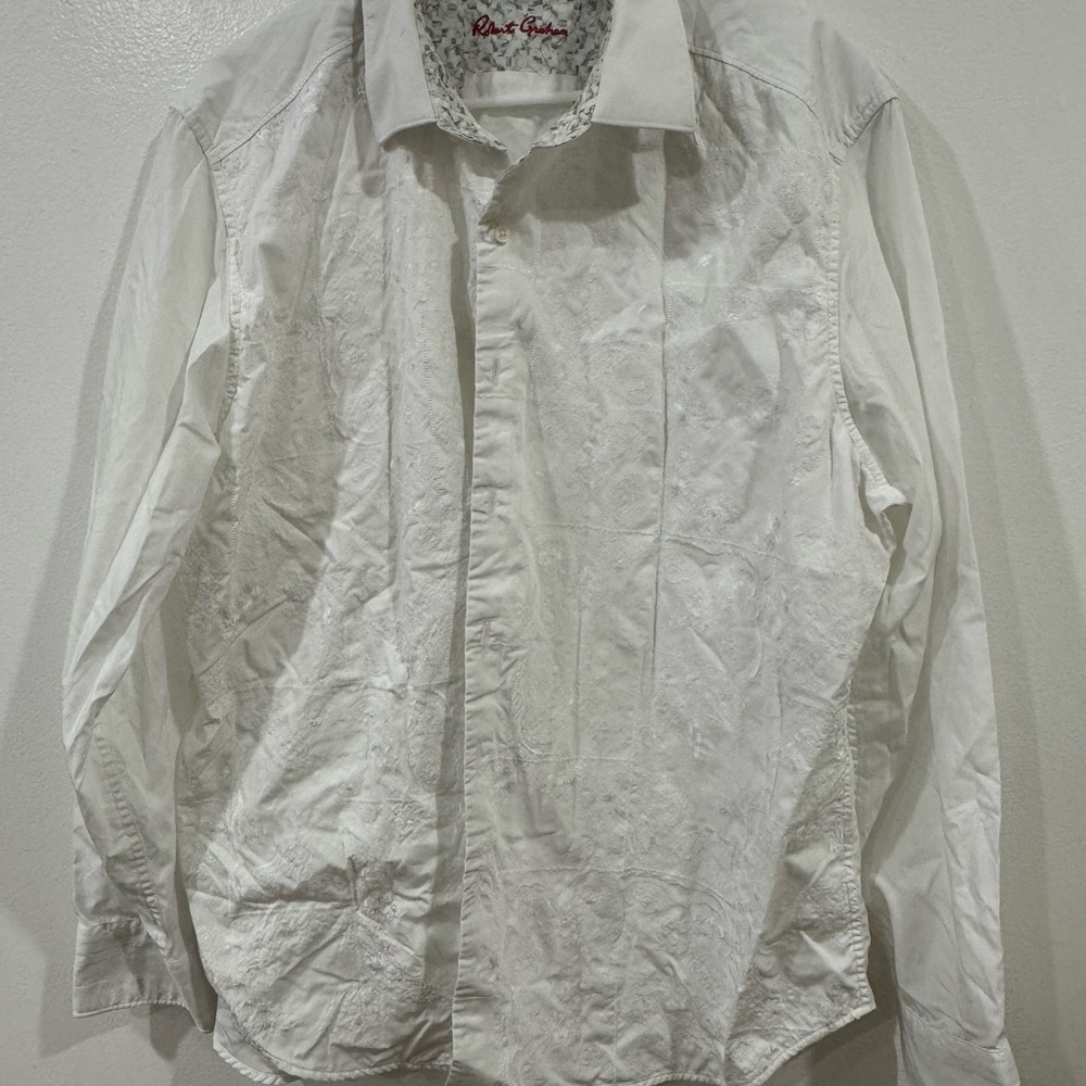 Robert Graham White Long Sleeve Tee